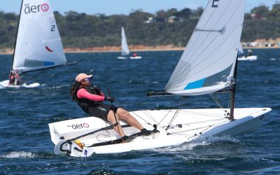 Japanese Youth Sailor Competes in RS Aero Australian National Championships